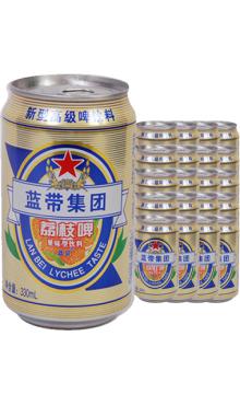 蓝带荔枝啤酒饮料330ml*24