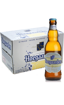 Hoegaarden/福佳 比利时原装进口 福佳白啤酒 330ml*24瓶整箱 