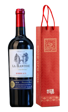 拉昂城堡佳酿干红葡萄酒礼袋装